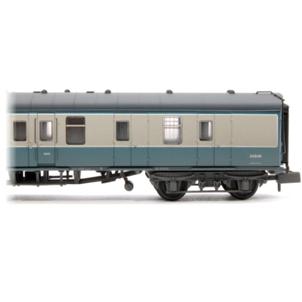 Graham Farish 374-188D BR MK1 BSK Brake Second Corridor BR Blue & Grey No.34949 - Weathered